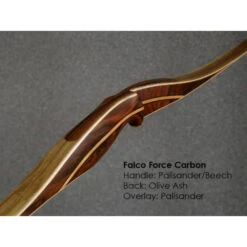 FALCO - Longbow FORCE VINTAGE CARBON 68" -Arcs Soldes Magasin falco arc longbow force vintage 64 34