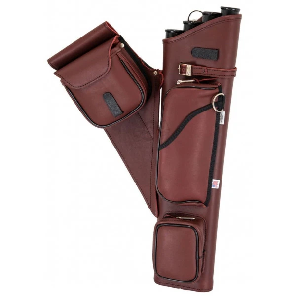 NEET Carquois De Hanche NT-2300 Cuir Std Burgundy 3 NEET Carquois De Hanche NT-2300 Cuir Std Burgundy